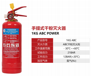 手提式干粉灭火器